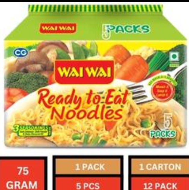 Wai Wai Vegitable  60 pcs